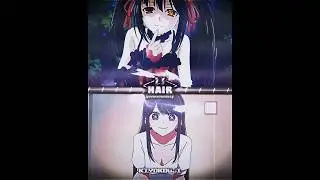 Kurumi Tokisaki vs Ai Hoshino in Looks | Date a Live vs Oshi No Ko | Lookmaxxing edit