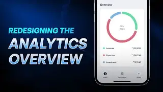 Redesigning the ANALYTICS OVERVIEW of the Fold Money App