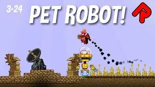 Building a Pet Robot! | Starbound Frackin' Universe gameplay ep 3-24