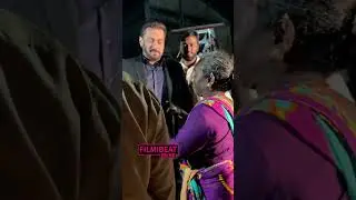 An elderly fan’s heartfelt blessings for #Salmankhan on the #BiggBoss18 set #shorts #trending