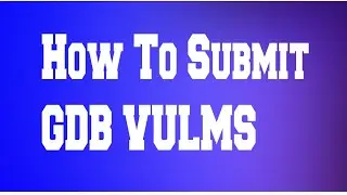 GDB Submitting method How to submit GDB Answer In VULMS