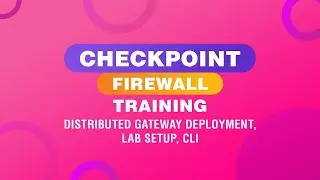 Checkpoint Firewall Training - Distributed Gateway Deployment & CLI Tutorial 