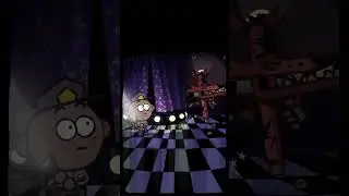 Foxy vs Security Guard | FNAF #shorts