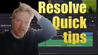 8 Quick DaVinci Resolve tips