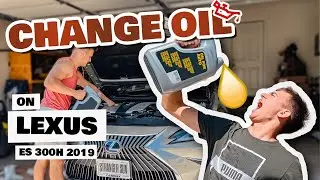 Lexus ES 300h 2019 🚗 : Video Review & Oil Change Fun! VLOG 🎥🛠️