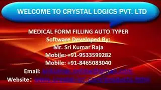 Medical form filling project auto typing software