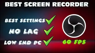 SCREEN RECORDER LAG FIX  Best OBS Recording Settings 2021 ⚙️ Setup Guide (1080p 60FPS)