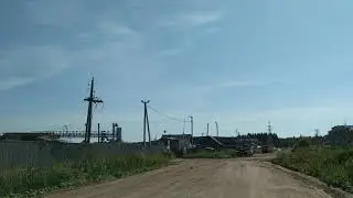 Август 2020. Проезжаем мимо фанерного завода. пгт Демьяново Подосиновский рн