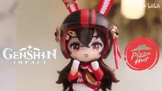 Genshin x pitza hut New collab Ad