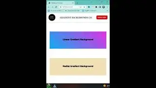 Gradient Background CSS | 