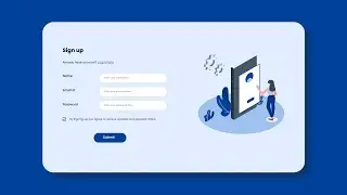 Designing a simple Signup page UI using Figma | Signup Page UI Design