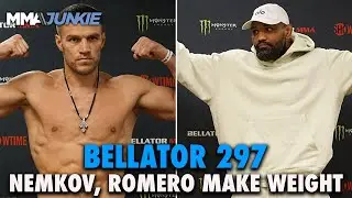 Vadim Nemkov, Yoel Romero Make Weight for Main Event Title Fight | Bellator 297