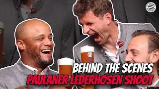 Kompany, Palhinha, Olise & Co. in Lederhosen – The traditional Photo Shoot at Paulaner | BTS