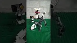 Голос и анимация мангл из фнаф 2.🦊😃👍🙂😁🤗 #fnaf #lego