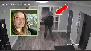 Suspect Retired Police Officer Matt Farwell Entering Sandra Birchmore's Apartment Before Her Death