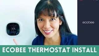 How to Install and Setup an Ecobee Smart Thermostat with 1-Gang