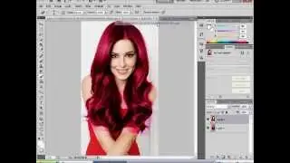 photoshop CS5 hair colour change tutorial