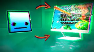 КАК Я СЛОМАЛ МОНИТОР ИЗ-ЗА GEOMETRY DASH?!