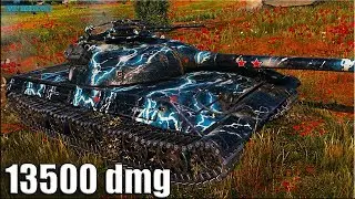 РЕКОРД ПО УРОНУ WOT 🌟 13500 dmg 🌟 Объект 430У World of Tanks gameplay