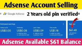 Google Adsense account selling ||  cheap price adsense buy || approved website || $61 available