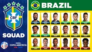 BRAZIL OFFICIAL 26 MAN SQUAD COPA AMERICA 2024 | BRAZIL SQUAD DEPTH FOR COPA AMERICA 2024