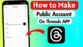 how to make profile public on threads app (2023) | threads app public profile