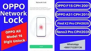 OPPO A31 Network Unlock | OPPO F15 Network Unlock | Oppo Find X2 Network Country Unlock Success