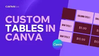 Table Options In Canva - Does it save you time?