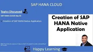 SAP HANA CLOUD 03