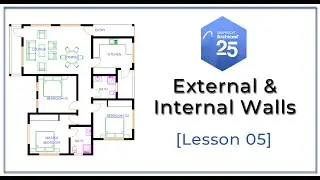 Lesson 05 - External and Internal Walls [ArchiCAD 25 Basics]