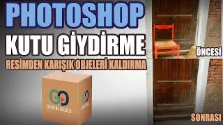 Kutu Giydirme Ve Resimden Karışık Objeleri Kaldırma