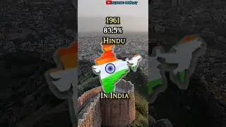 Hindu Population in India from 1947 to 2023🤔😰|Hindu population in Pakistan in 1947 & in Bangladesh ?