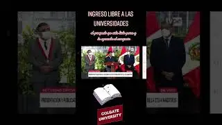 Pedro Castillo Anunció El ingreso Libre alas Universidades del Perú