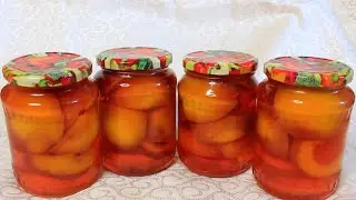 КОНСЕРВИРОВАНИЕ ПЕРСИКОВ НА ЗИМУ / ПРОВЕРЕННЫЙ ГОДАМИ САМЫЙ  БЫСТРЫЙ РЕЦЕПТ AY COOK