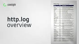 HTTP log overview