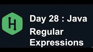 Day 28 : Regular Expressions : Hacker Rank : Java : 30 Days of Code