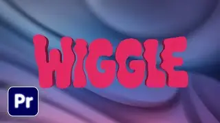 Create WIGGLE TEXT Effect in Adobe Premiere Pro | How to do a Wiggle Text Effect In Premiere Pro CC