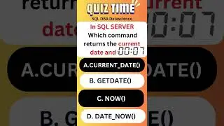 SQL SERVER DATE TIME FUNCTIONS Interview questions #sqlinterviewquestions