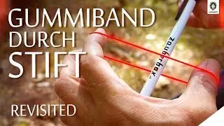 GUMMIBAND DURCHDRINGT STIFT erklärt | Visuell, spontan, verblüffend | Erklärung, Tutorial