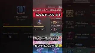 FINALLY WIN POPULARITY BATTLE 👑PK 8 ❣️;SEASON RANKING 2710 BUT WITHOUT MONEY 💰 #shorts #bgmi #funny