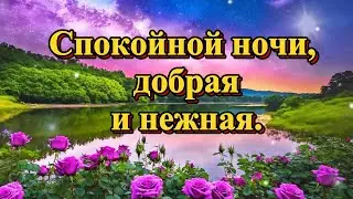 СПОКОЙНОЙ НОЧИ, ДОБРАЯ И НЕЖНАЯ.🌙🌟💖💖💖Красивое пожелание спокойной ночи.🌟🌟🌟🌟🌟🌟🌟🌟🌟🌟🌟🌟🌟