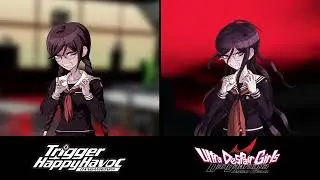 Toko Fukawa & Syo sprite comparison