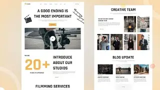 How To Design A Film Production House Website On WordPress