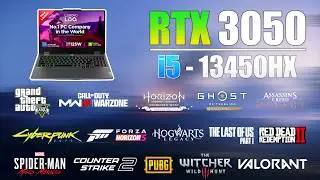 Lenovo LOQ - i5 13th Gen 13450HX RTX 3050 6GB - Test in 15 Games in 2024