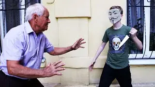 СПАСЛИ ДЕДУШКУ ОТ ЗЛОГО ШКОЛЬНИКА