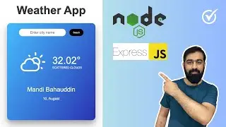 Develop Weather App using Node and Express