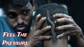 Feel The Pressure AaAhH | Deep Pressure Strong Head Massage ASMR | Awesome Neck Cracking Massage