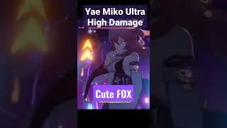 Yae Miko 200K Damage One Shoot One Kill - Yae Miko Build DPS showcase 