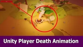 Unity Player Death Animation