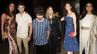 Priyanka Chopra, Nick Jonas, Sophie Turner And Joe Jonas Step Out For Dinner In Mumbai